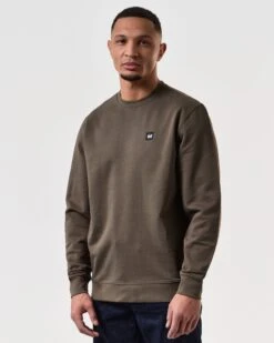 Weekend Offender Ferrer Sweatshirt Castle Green -Weekend Offender SWSS2402 FERRER CASTLE GREEN 7558