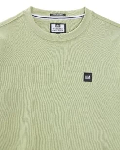 Weekend Offender Ferrer Sweatshirt Pale Moss Green -Weekend Offender SWSS2402 FERRER PALE MOSS 11370