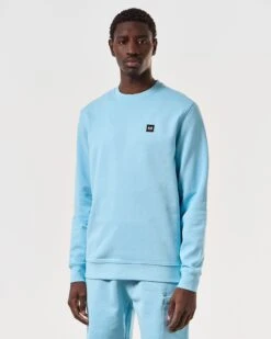 Weekend Offender Ferrer Sweatshirt Saltwater Blue 8 Weekend Offender Ferrer Sweatshirt Saltwater Blue -Weekend Offender SWSS2402 FERRER SALTWATER 6660