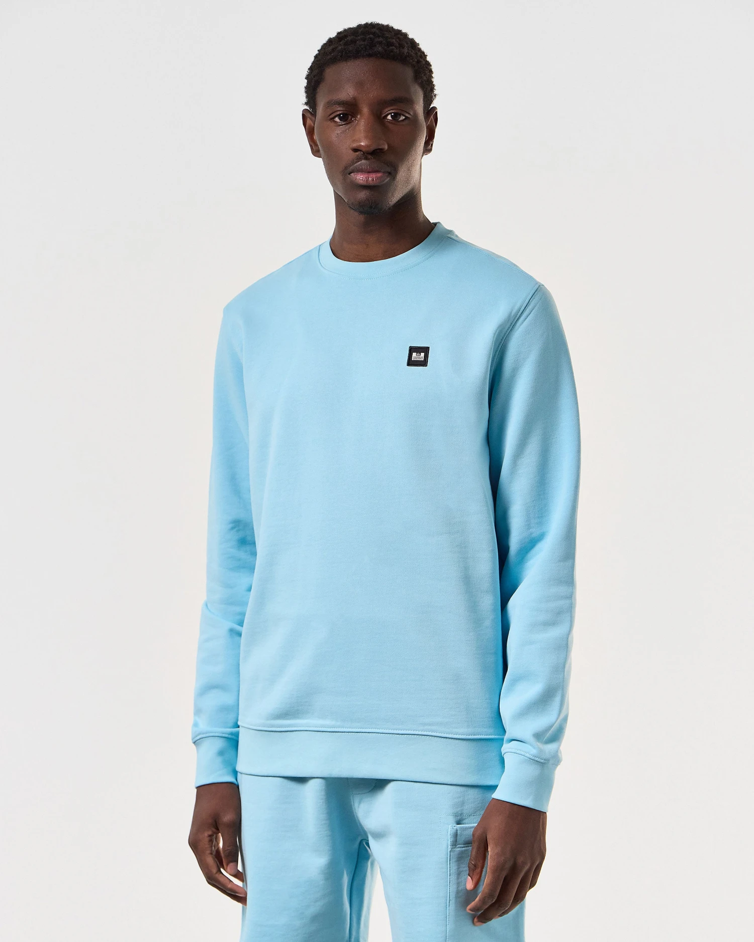 Weekend Offender Ferrer Sweatshirt Saltwater Blue 3 Weekend Offender Ferrer Sweatshirt Saltwater Blue - Image 3