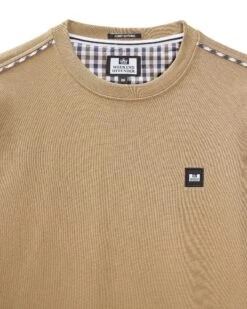 Weekend Offender Vega Sweatshirt Cognac Brown -Weekend Offender SWSS2404 VEGA COGNAC 11583