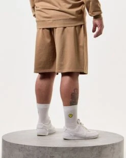 Weekend Offender Lerena Jogger Shorts Cognac Brown - Plus Size 9 Weekend Offender Lerena Jogger Shorts Cognac Brown - Plus Size -Weekend Offender SWSS2404X VEGA COGNAC 8062 PLUS