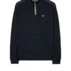Weekend Offender Matisa Quarter Zip Sweatshirt Navy