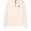 Weekend Offender Matisa Quarter Zip Sweatshirt Alabaster