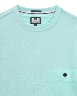 Weekend Offender Sirenko Pocket Sweatshirt Celeste Green 11 Weekend Offender Sirenko Pocket Sweatshirt Celeste Green -Weekend Offender SWSS2410 SIRENKO CELESTE 11325