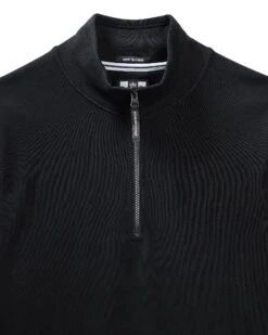 Weekend Offender Kraviz Quarter Zip Sweatshirt Black -Weekend Offender SWSS2411 KRAVIZ BLACK 11628