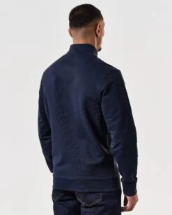 Weekend Offender Kraviz Quarter Zip Sweatshirt Navy -Weekend Offender SWSS2411 KRAVIZ NAVY 7545