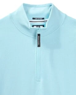Weekend Offender Kraviz Quarter Zip Sweatshirt Saltwater Blue -Weekend Offender SWSS2411 KRAVIZ SALTWATER 11620