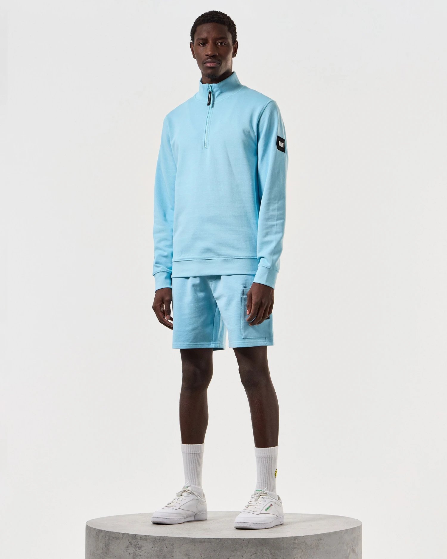 Weekend Offender Hawkins Jogger Shorts Saltwater Blue 2 Weekend Offender Hawkins Jogger Shorts Saltwater Blue - Image 2