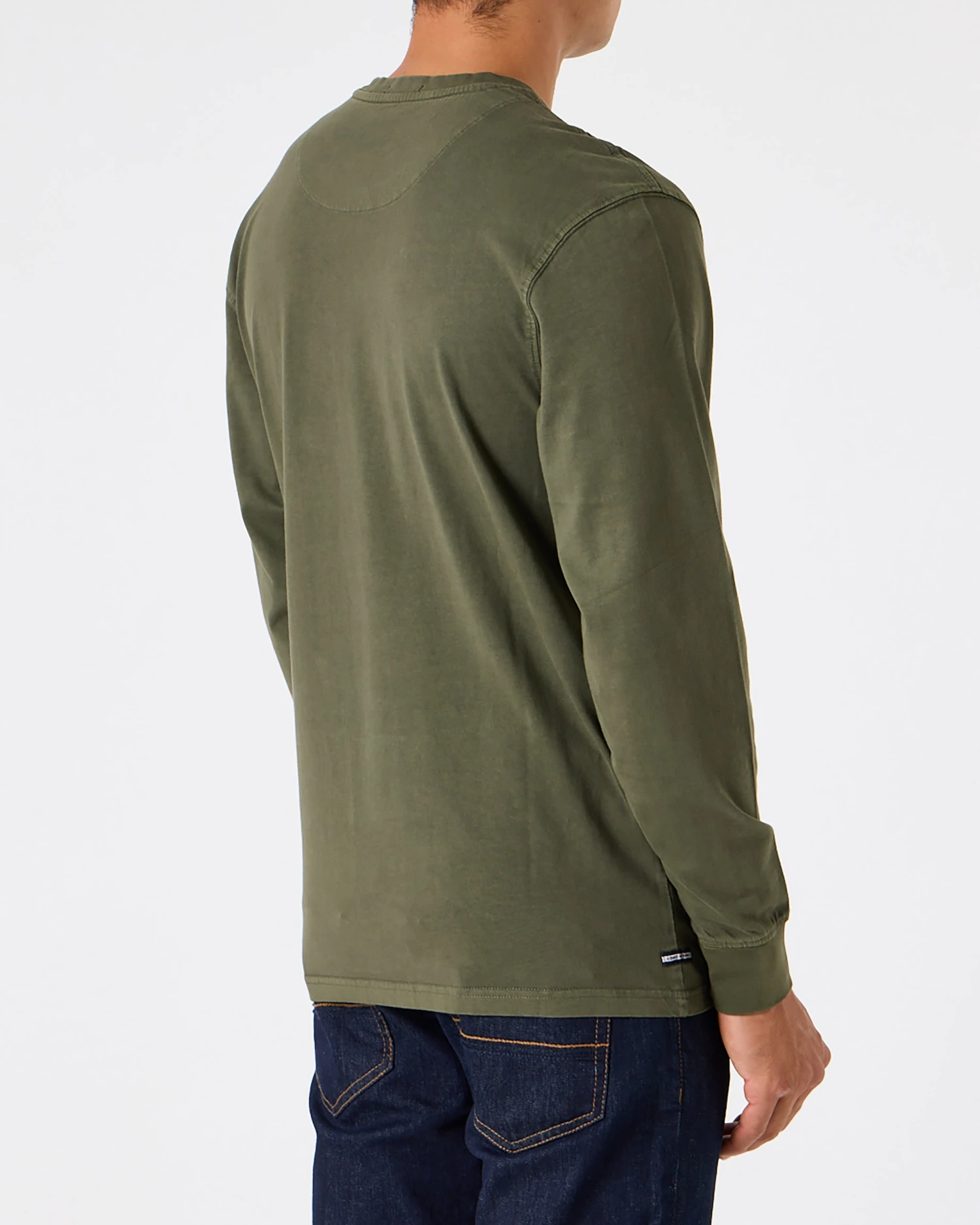 Weekend Offender Freetown Long Sleeve T-Shirt Dark Green 4 Weekend Offender Freetown Long Sleeve T-Shirt Dark Green - Image 4