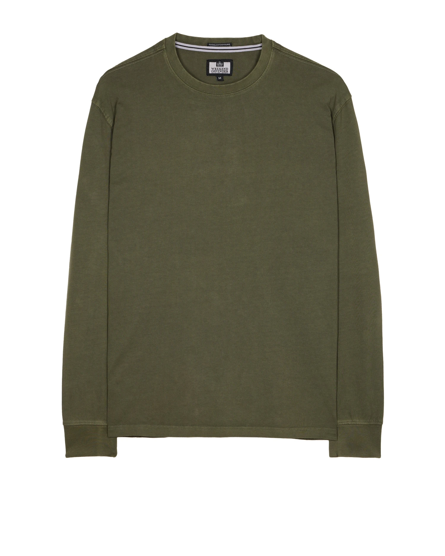 Weekend Offender Freetown Long Sleeve T-Shirt Dark Green 1 Weekend Offender Freetown Long Sleeve T-Shirt Dark Green