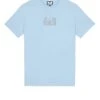 Weekend Offender Dygas T-Shirt Winter Sky/Blue House Check