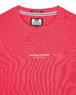 Weekend Offender Millergrove T-Shirt Anthurium Pink/Nectar Pink -Weekend Offender TSS2402 MILLERGROVE ANTHURIUM NECTAR 3416