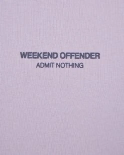 Weekend Offender Millergrove T-Shirt Periwinkle/Bright Navy -Weekend Offender TSS2402 MILLERGROVE PERIWINKLE NAVY 3414