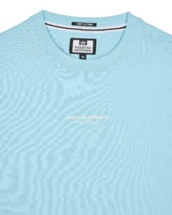 Weekend Offender Millergrove T-Shirt Saltwater Blue/White -Weekend Offender TSS2402 MILLERGROVE SALTWATER WHITE 3423