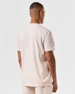 Weekend Offender Dygas T-Shirt Alabaster -Weekend Offender TSS2406 DYGAS ALABASTER 4521 MODEL