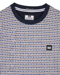 Weekend Offender Ortiz T-Shirt House Check -Weekend Offender TSSS23 08 ORTIZ CHECK 3314