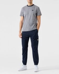 Weekend Offender Ortiz T-Shirt House Check -Weekend Offender TSSS2308 ORTIZ HOUSE CHECK 5567 MODEL