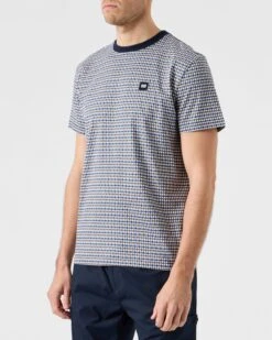 Weekend Offender Ortiz T-Shirt House Check -Weekend Offender TSSS2308 ORTIZ HOUSE CHECK 5568 MODEL