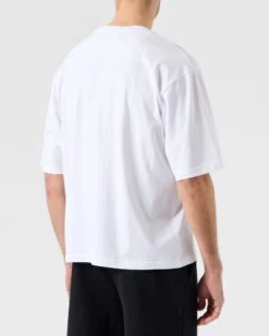 Weekend Offender Fury Oversized T-Shirt White -Weekend Offender TSSS2312 FURY WHITE 5804 MODEL