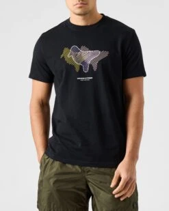 Weekend Offender Gabe Graphic T-Shirt Black -Weekend Offender TSSS2316 GABE BLACK 4328