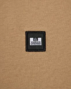 Weekend Offender Cannon Beach T-Shirt Cognac Brown -Weekend Offender TSSS2401 CANNON BEACH COGNAC 3161