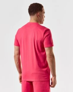 Weekend Offender Millergrove T-Shirt Anthurium Pink/Nectar Pink -Weekend Offender TSSS2402 MILLERGROVE ANTHURIUM 5376 MODEL