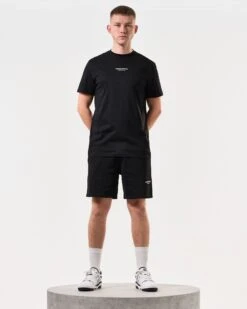 Weekend Offender Mytros Shorts Black/Alabaster -Weekend Offender TSSS2402 MILLERGROVE BLACK 5968 MODEL c9dd43e2 f2db 4a0d b7e9 d1c9971676bc