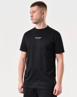Weekend Offender Millergrove T-Shirt Black/Alabaster -Weekend Offender TSSS2402 MILLERGROVE BLACK 5970 MODEL