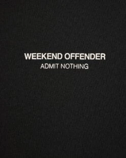 Weekend Offender Millergrove T-Shirt Black/Alabaster -Weekend Offender TSSS2402 MILLERGROVE BLACK ALABASTER 3447