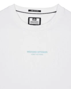 Weekend Offender Millergrove T-Shirt White/Saltwater Blue -Weekend Offender TSSS2402 MILLERGROVE WHITE SALTWATER 3449