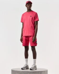 Weekend Offender Garcia T-Shirt Anthurium Pink -Weekend Offender TSSS2403 GARCIA ANTHURIUM 6524