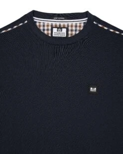 Weekend Offender Manuel T-Shirt Navy -Weekend Offender TSSS2405 MANUEL NAVY 3379