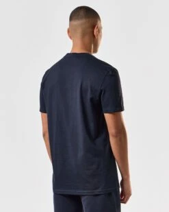 Weekend Offender Dygas T-Shirt Navy -Weekend Offender TSSS2406 DYGAS NAVY 4407 MODEL