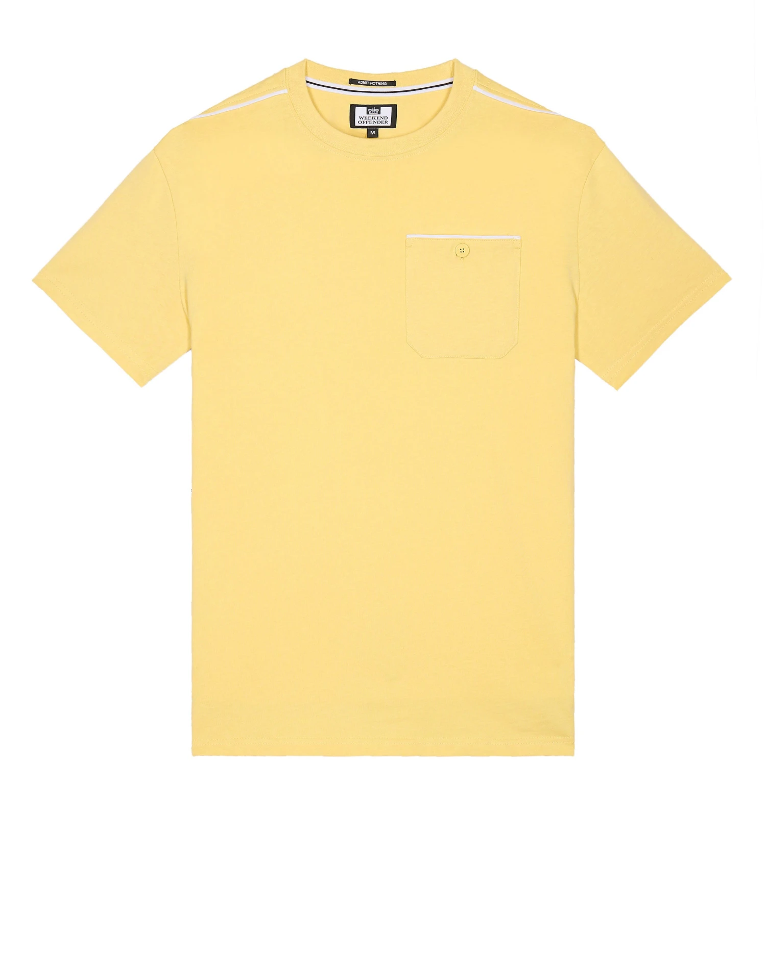 Weekend Offender Kea Pocket T-Shirt Butter Yellow 1 Weekend Offender Kea Pocket T-Shirt Butter Yellow