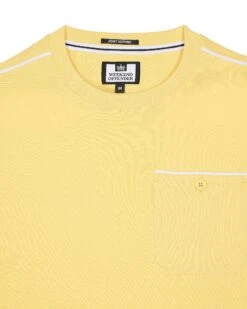 Weekend Offender Kea Pocket T-Shirt Butter Yellow 11 Weekend Offender Kea Pocket T-Shirt Butter Yellow -Weekend Offender TSSS2408 KEA BUTTER 3584