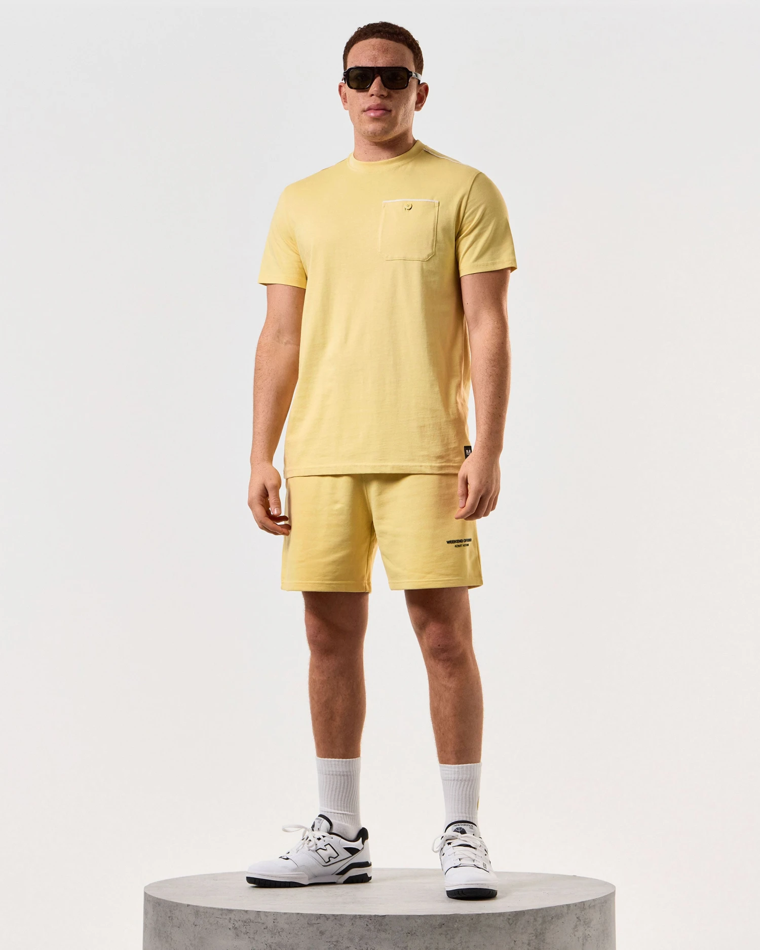 Weekend Offender Kea Pocket T-Shirt Butter Yellow 2 Weekend Offender Kea Pocket T-Shirt Butter Yellow - Image 2
