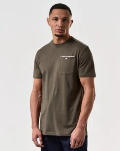 Weekend Offender Kea Pocket T-Shirt Castle Green -Weekend Offender TSSS2408 KEA CASTLE GREEN 7536