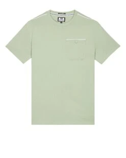 Weekend Offender Kea Pocket T-Shirt Pale Moss Green