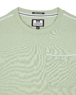 Weekend Offender Kea Pocket T-Shirt Pale Moss Green -Weekend Offender TSSS2408 KEA FERN MOSS 3599