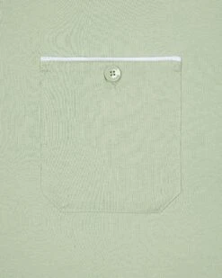 Weekend Offender Kea Pocket T-Shirt Pale Moss Green -Weekend Offender TSSS2408 KEA FERN MOSS 3600