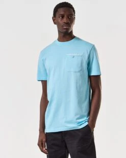 Weekend Offender Kea Pocket T-Shirt Saltwater Blue -Weekend Offender TSSS2408 KEA SALTWATER 6785