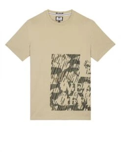Weekend Offender Noosa T-Shirt Castle Green Rain Camo