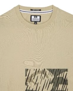 Weekend Offender Noosa T-Shirt Castle Green Rain Camo -Weekend Offender TSSS2410 NOOSA CAMO CASTLE GREEN RAIN CAMO 3545
