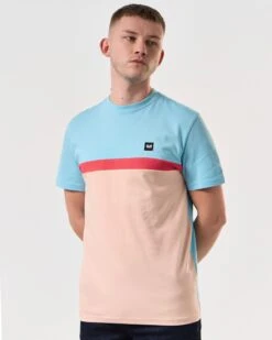 Weekend Offender Murvica T-Shirt Saltwater Blue -Weekend Offender TSSS2412 MURVICA SALTWATER 6104 MODEL