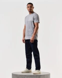 Weekend Offender Ryan T-Shirt Smokey Grey -Weekend Offender TSSS2417 RYAN SMOKEY 7192