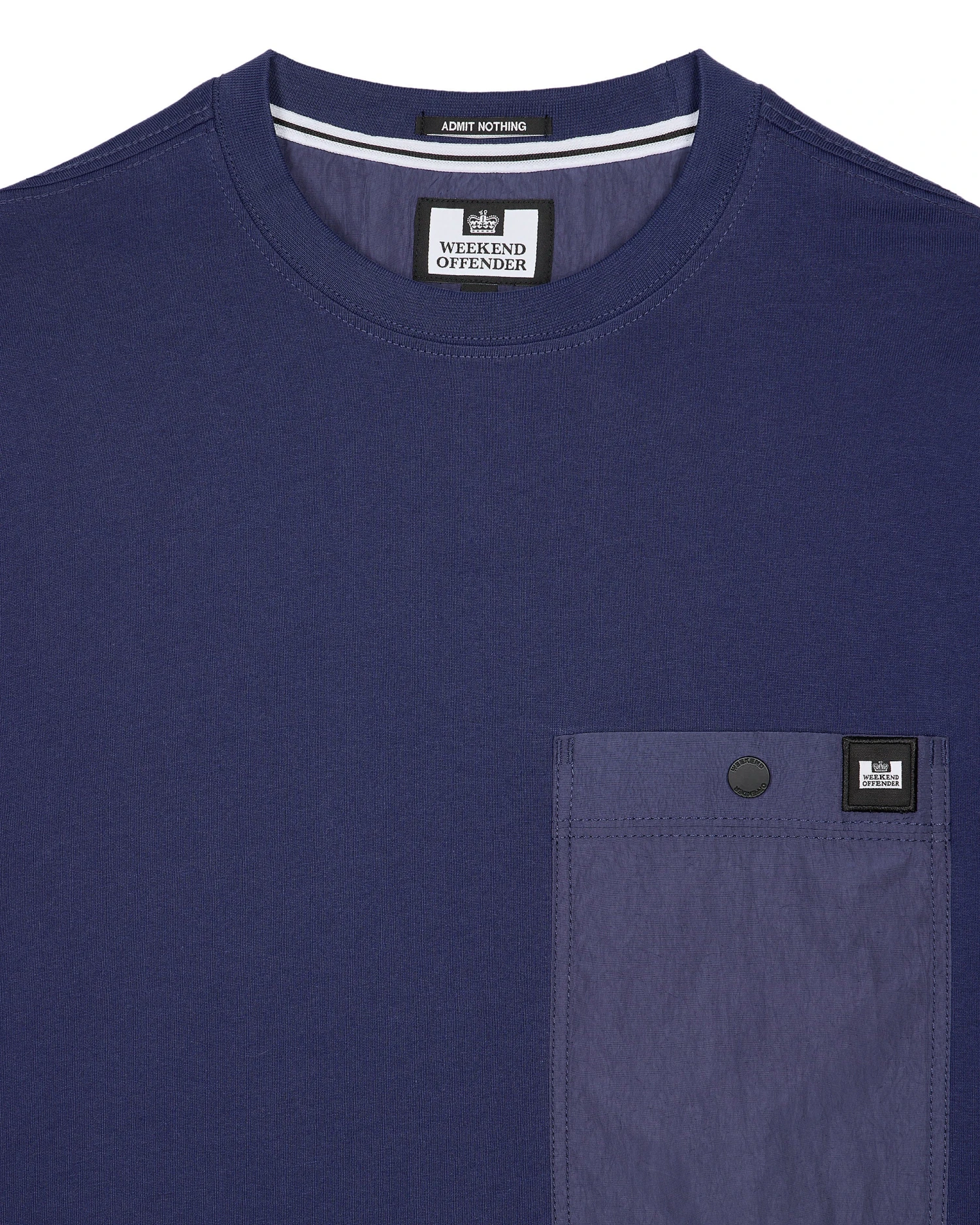 Weekend Offender Tabiti Pocket T-Shirt Bright Navy 2 Weekend Offender Tabiti Pocket T-Shirt Bright Navy - Image 2