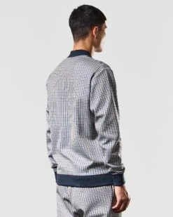 Weekend Offender Solomun Track Top House Check -Weekend Offender TTAW2303 SOLOMUN CHECK 1271 MODEL