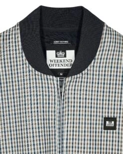 Weekend Offender Solomun Track Top House Check -Weekend Offender TTAW2303 SOLOMUN HOUSE CHECK 3606