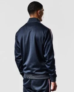 Weekend Offender Pawsa Taped Track Top Navy -Weekend Offender TTAW2304 PAWSA NAVY 1516 MODEL